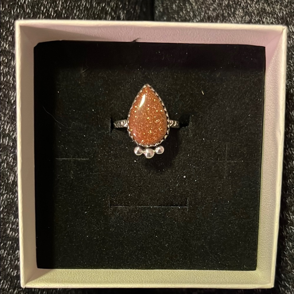 Sandstone Sterling Silver Ring